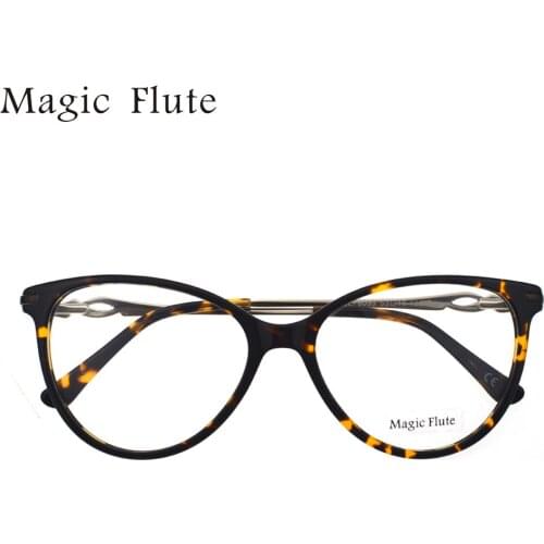 Free Shipping 2020Glasses Frame Classic Vintage Oculos de grau Acetate Full Frame Eyeglasses with Diamond for Women 8033