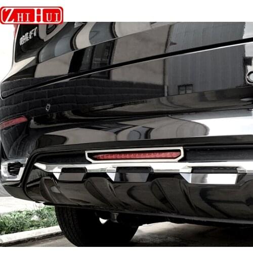 For Haval F7 F7X 2019 2020 2021 Car Rear Brake Light Shade Trim Strips Protector Frame Exterior Decoration Chromium Accessories
