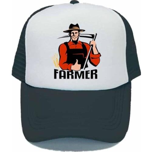Farm Farmer Trucker Hat For Men Women Vintage Green Farmer Market Mesh Dad Hat Paddy Hoe Summer Baseball Caps And Hats YY319