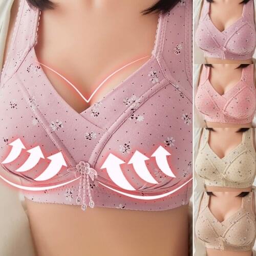 Lace Sexy Bra Set Womens Lingerie Brassiere Comfortable Womens Bra Wire Free Underwear One-Piece Bra Everyday Underwear