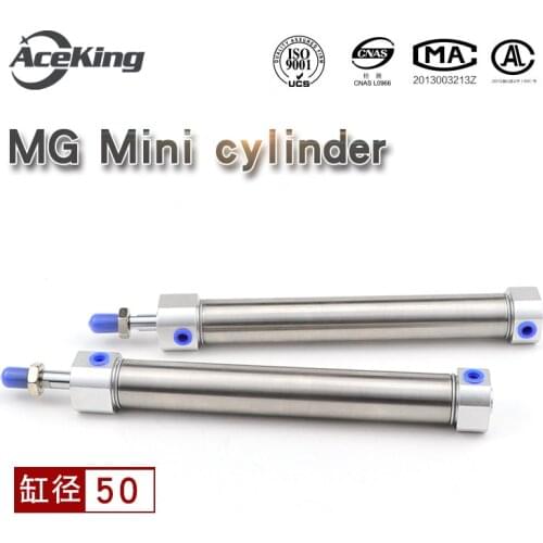 Stainless steel mini cylinder MG50-25/50/75/100/150/200/250/300 - S - FA MG50-25S MG50-50S MG50-75S MG50-100S MG50-125S MG50-150