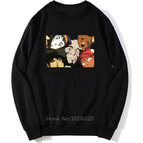Cowboy Bebop hoodies Bebop Anime Funny Hoodie Men Autumn Winter Pullover Sweatshirt Streetwear Harajuku