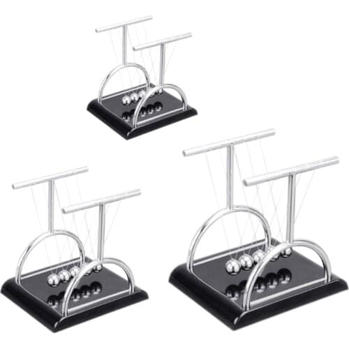 N7ME Metal Newton’s Cradle Ball Stress Relief Fingertip Fidget Heavy Duty Desk Decor