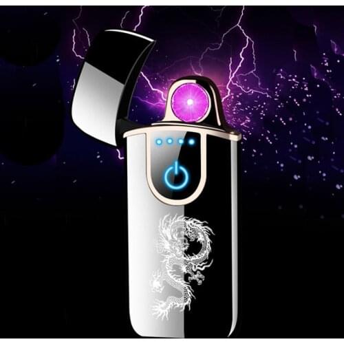 USB Rechargeable Lighter Creative Windproof Electric Plasma Lighters Rotating Hot Wheels Flame Lighters Smoking Gadgets For Men
