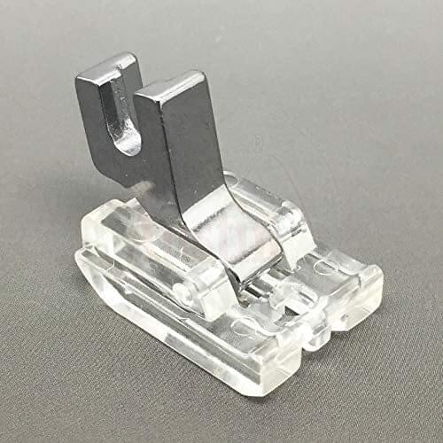 601L Low Shank Clear Invisible Zipper Presser Foot for Singer,Brother,Juki,Janome,Pfaff,Viking and Most Low Shank Sewing Machine