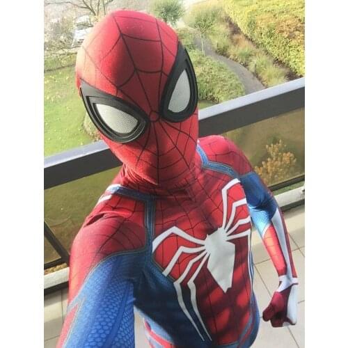 PS4 insomniac costume Cosplay 3D Print Spandex Game Cosplay Zentai suit Adult/Kids Halloween Costume Adult/Kids