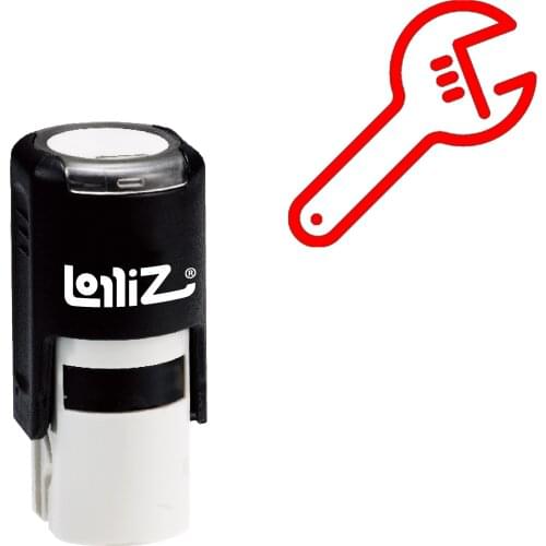 LolliZ Spanner Self-Inking Rubber Stamp - Modern Symbol Series