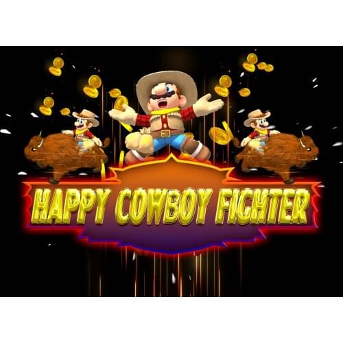 USA HOT Sale 4/6/8/10 Player HAPPY COWBOY FIGHTER Skilled Fish Game Table jackpot Fish Game Kit 1 High Profit Software