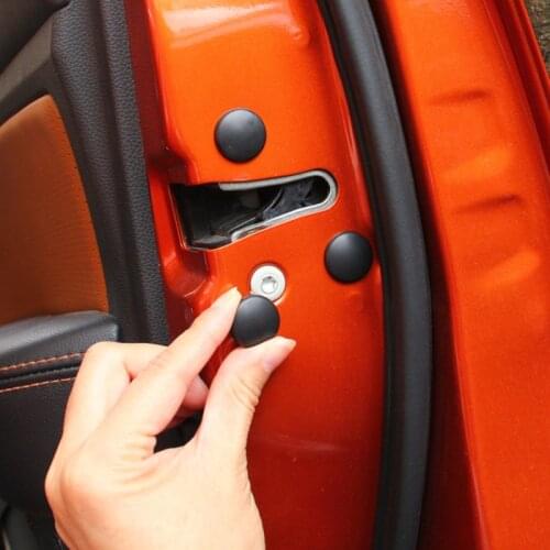 Universal Car Door Lock Screw Protector Sticker for Fiat 500 Opel Insignia Vectra c Suzuki Swift Sx4 Hyundai Ix35 Creta