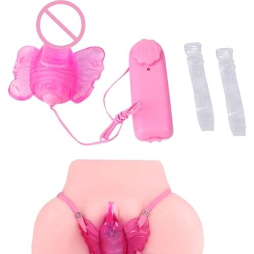 Butterfly Strap-on Stimulation Masturbate Vibrating Massager New Remote Control Clitoral Vibrator Adult Sex Toy For Women