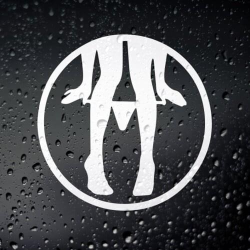 Panty Dropper Funny Car Sticker - Euro DUB Laptop Decal Tuner JDM Alloy Wheels