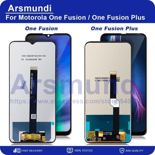 6.5" For Motorola Moto One Fusion Plus LCD Display Touch Screen Digitizer Assembly Replacement LCDs + Gifts