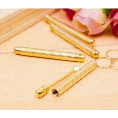 1PC Gold Color Folding type Earwax Earpick Cleaner Portable Ear Wax Removal Tools Ear Spoon Ear Pick Hot