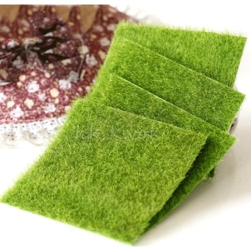 1pc Miniature Resin Garden Ornament DIY Mushroom Craft Home Fairy Dollhouse articial Decor Green lawn