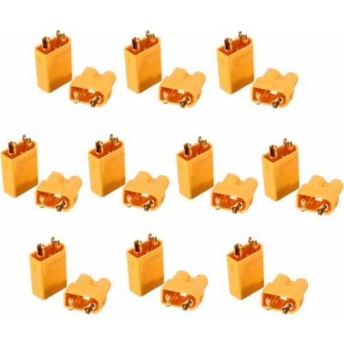 10pcs Amass XT60 XT30 XT60H XT30U + Male Female Plug Connector For RC Quadcopter FPV Racing Drone (5Pairs )