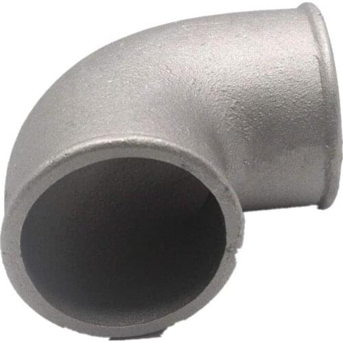 3.5 Inch / 89mm 90 Degree Car Exhaust Pipe Elbow Tubes