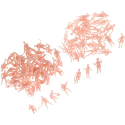 88pcs 1/87 Painted Plastic Worker People Action Figure HO Park Garden Scene