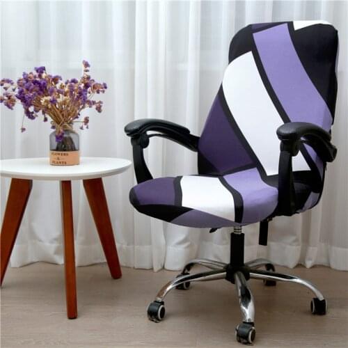 Stretch Rotating Lift Chair Cover Washable Elasticity Office Study-room Computer Dust-Proof Siamese Seat Covers Recouvre Chaise