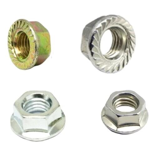 Wkooa Flanged Nuts Aluminum Profile Parts 50 Pcs