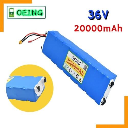 36V 20Ah 18650 lithium battery pack 10S3P 20000mah 250W-500W Same port 42V Electric Scooter M365 ebike Power Battery with BMS