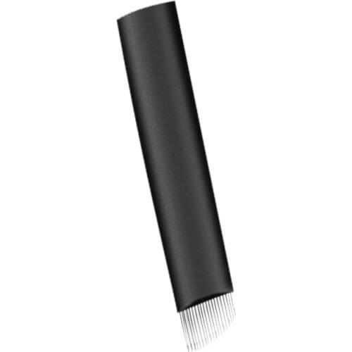 Newest 0.16mm Slant Microblading Needles with 18 Pins Disposable Slope Microblades for Eyebrow Microblading Tattoo