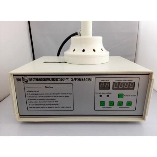 New 500C Hand held induction sealer,manual aluminium foil induction sealing machine( Sealing diameter 20-130mm)