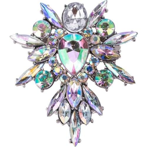 Direct sales jewelry of high-grade large drill brooches luxury clothing accessories Corsage boutique female pins