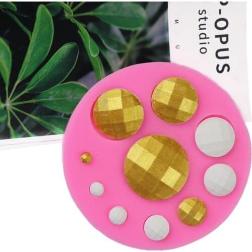 Creative Cake Making Moulds Cake Decorating Tools Diamond Shape Crystal Silicone Mold DIY Handmade Love Heart Jewelry Tools A626
