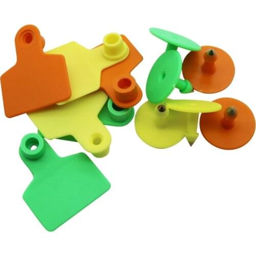 100 Pcs Cattle Ear Tag Without Word Cattle Ear Card 41x50mm Pig Ear Number Plate Sign Importation Of Amphorated Ear Tagd