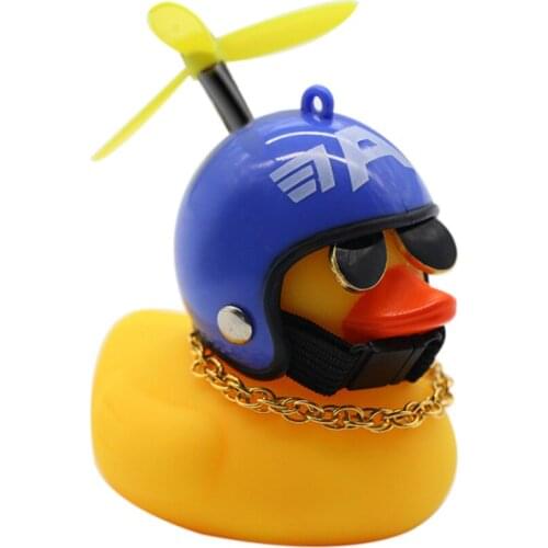 Bicycle Lights Bell Cute Little Yellow Duck Handlebar Horn Lamp for Bike Motorcycle Car Accessories