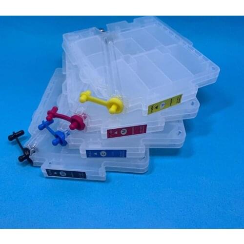 YOTAT 1set Empty Refillable ink cartridge GC21 GC21H for Ricoh IPSiO GX2500 GX3000 GX3000SF GX3000S GX5000 GX7000 printer