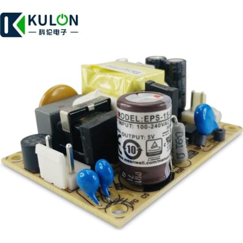 10pcs Meanwell EPS-15 single output PSU open frame ac dc mini Power Supply 15W 3.3V 5V 7.5V 12V 15V 24V 27V 36V 48V 1A 2A 3A