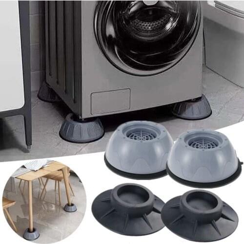 4PCS Anti Vibration Washing Machine Support Pads Washing Machine Feet Universal Furniture Foot Base Wasmachine Dempers Shocksave