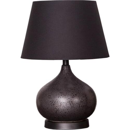 American Style Black Lampshade Ceramic Table Lamp For BedRoom Bedside Living Room Foyer Study Desk Reading Night Light TD049