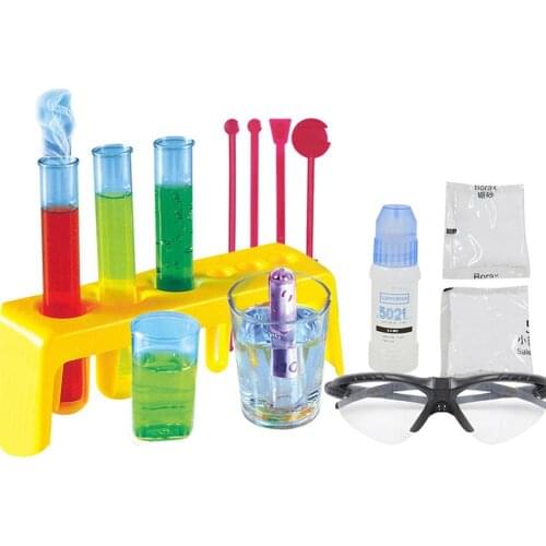 Science Experiment Kit Goggles DIY Chemistry Lab Teaching Equipment Toy Physical Early Learning Educational Toys For Children