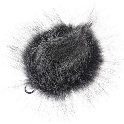 New Artificial Fur Microphone Muff Windscreen Wind Sleeve Shield Cover For Zoom H1 H2N H4N Q3 For Sony D50 Recorder 120x130mm