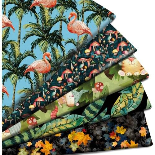 David accessories 50*145cm Cartoon Printed Polyester Cotton Twill Fabric The Cloth DIY Sewing Quilting Quarters Material,1Yc9607