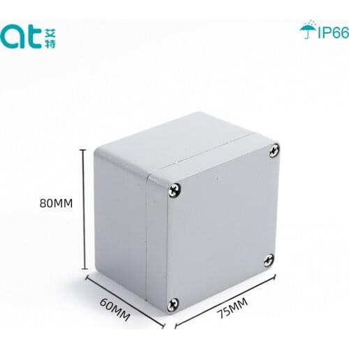 80*75*60MM IP66 Waterproof Die casting Aluminum Junction Box Metal Enclosure Case Custom Box for Circuit Breaker Wiring
