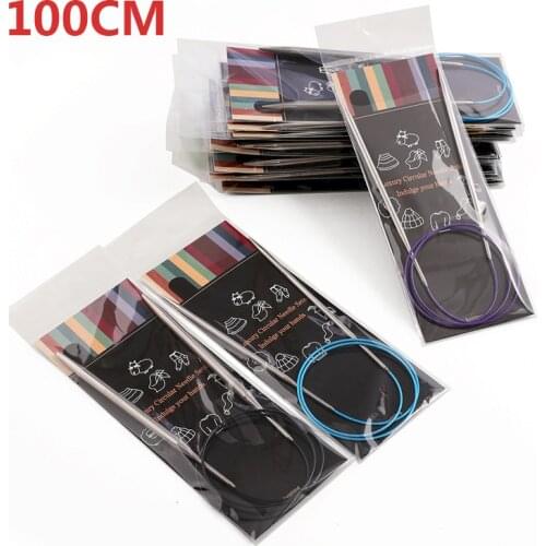 Hot Sale 1PCS Tube Stainless Circular Knitting Needles 2.25-10CM Knitting Needle 100CM DIY Weave Needles Arts Craft Sewing Tools