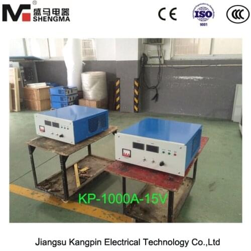 High frequency switch mode IGBT brass copper plating rectifier with timer