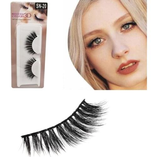 DUOMEIJIE 3D Mink Lashes Natural False Eyelashes Dramatic Volume Fake Lashes Makeup Eyelash Extension Silk Eyelashes