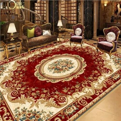 Beibehang Red carpet papel de parede 3d flooring custom photo wallpaper for wall 3d floor painting self-adhesive wall paper roll