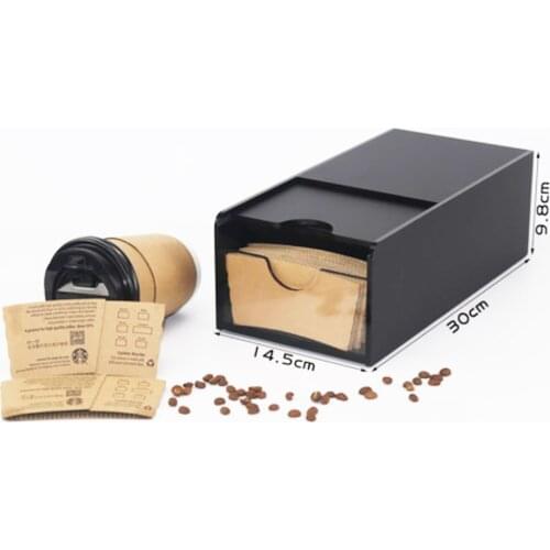 Acrylic Coffee Cup Holder, Milk Tea Disposable Plastic Paper Cup Cover Holder Organizer Party Self-Service Coffee Shop Storage R