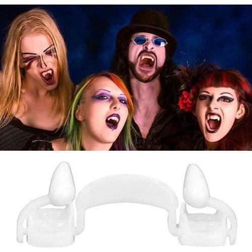 Halloween Dentures Teeth Carnival Accessories Anime Cosplay Halloween Party Retractable Teeth Zombie Teeth Decoration