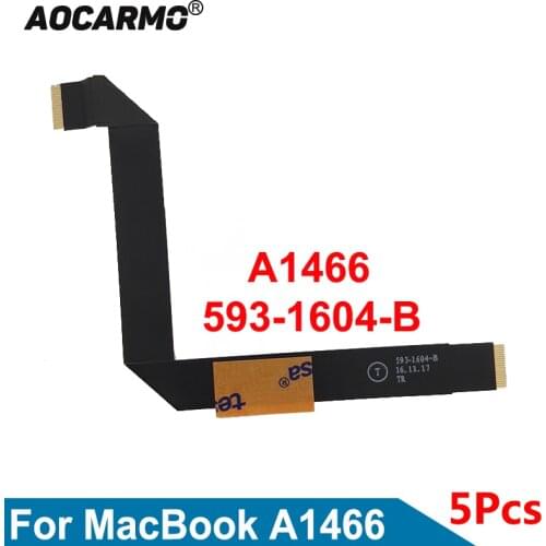 Aocarmo 5Pcs/Lot Trackpad Touchpad Flex Cable 593-1604-B For MacBook Air 13" A1466 2013 -2017 Year