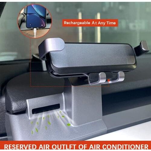 For Tesla Model 3 Phone Holder Car Mount Gravity Mobile Holder With Most Smart Phones Accessories