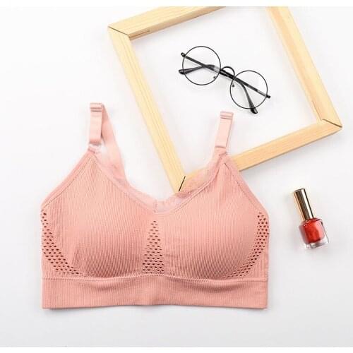 Seamless Bra for Women Sexy Lingerie Tubes Wireless Padded Bras Women Lace Stitching Tank Tops