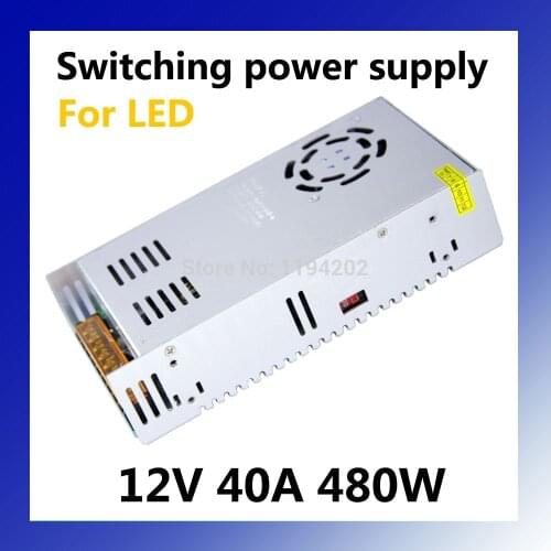 Hot Selling Dc Driver Power Supply 220V to 12V 40A 480W for Industrial Mechanical