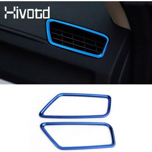 Hivotd For Geely Atlas Emgrand NL-3 Proton X70 Car Accessories Dashboard Air Outlet Vent Trim Frame Sticker Styling 2016-2020