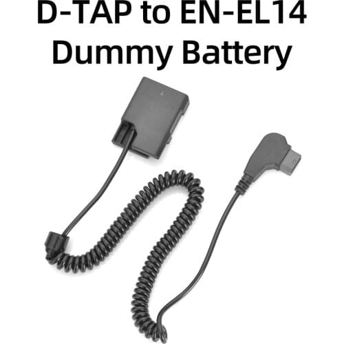 KingMa Fully Decoded D-TAP to EN-EL14 Dummy Battery For Nikon D3100 D3200 D3300 D3400 D5100 D5200 D5300 D5500 D5600 P7000 P7100